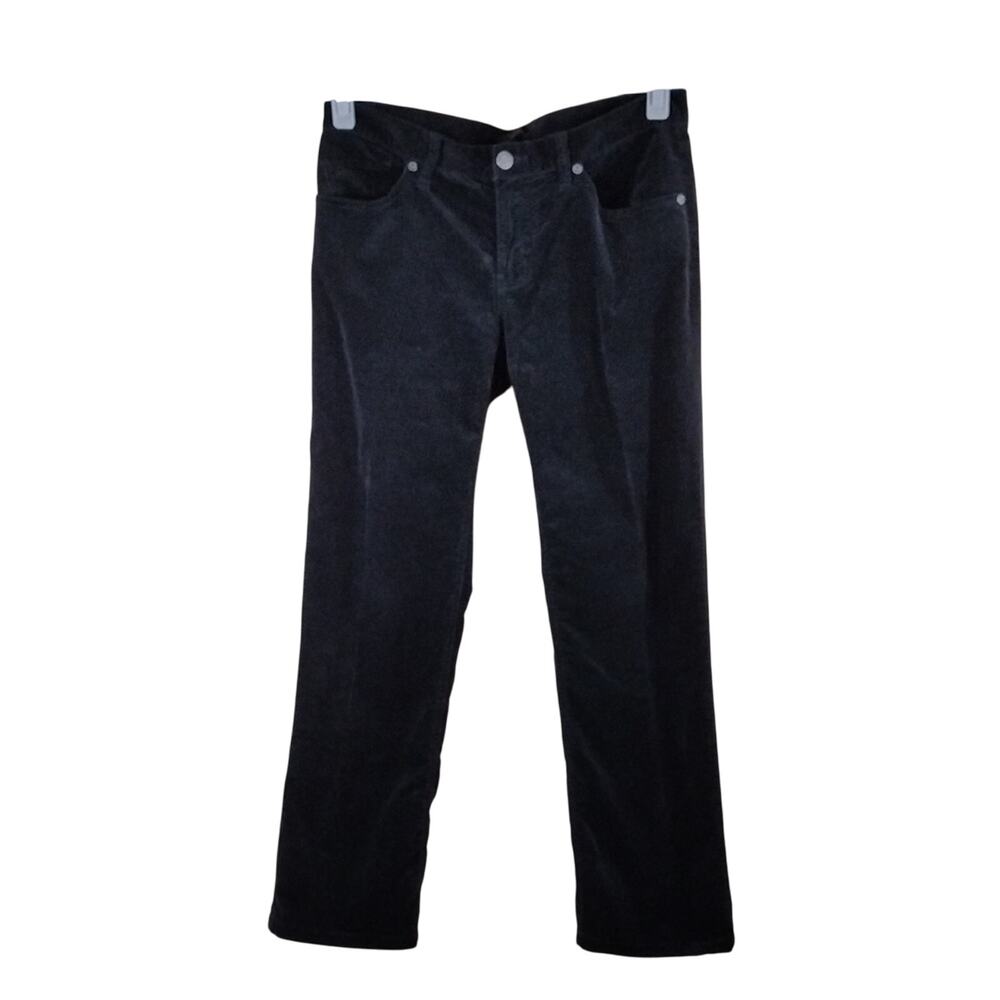 Express Cotton Spandex Formal Business Casual Regular Black Corduroy Pants